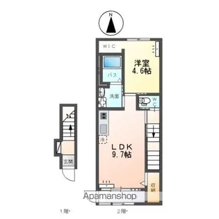 ルナ ハウス【2階】の間取り