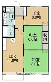 センターインロードビル【202号室】の間取り