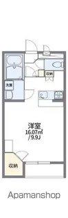 レオパレスサンハイム中島B【201号室】の間取り
