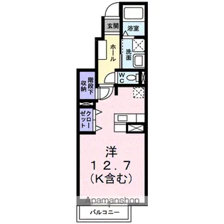 ヴィラ・カロッテ【1階】の間取り