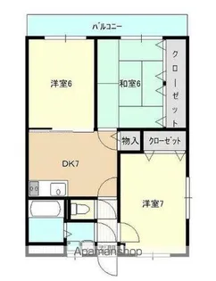 ユーミーグランディール【2階】の間取り