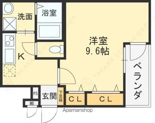 フジパレス箱殿町【3階】の間取り