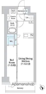 NーFLATS横浜関内Ⅱ【4階】の間取り