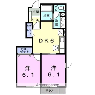 エクセレントⅠ【1階】の間取り