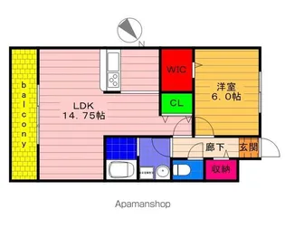 シトラスコート【1階】の間取り
