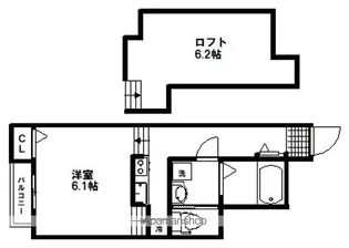 THEソレイユ国見【1階】の間取り