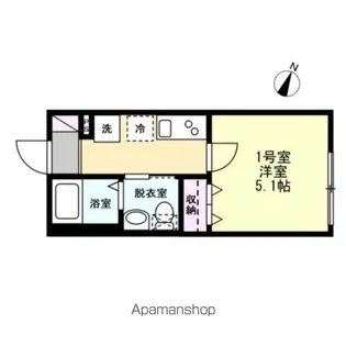 ベイルームY12【3階】の間取り
