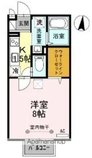 ウィルモアK・Ⅱ【1階】の間取り