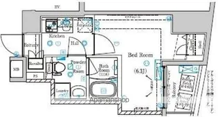 ラフィスタ横浜黄金町【5階】の間取り