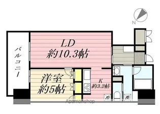RJRプレシア天神サウス【4階】の間取り