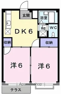 グリーンハイム金子A【1階】の間取り