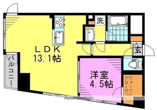 レジディア高円寺【6階】の間取り