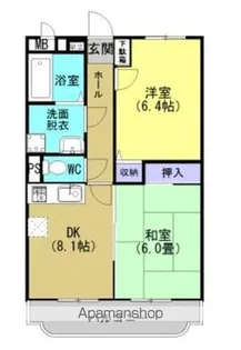 サンライズ桜台【2階】の間取り
