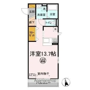 ブリックガーデン【2階】の間取り