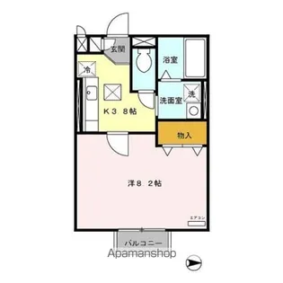 プレステージ小田原【1階】の間取り