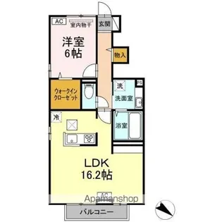 ザルツブルグ中林【1階】の間取り