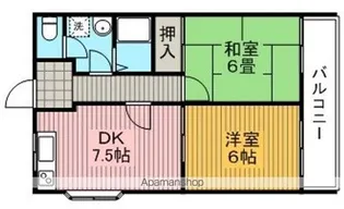 セランジュ豊中【4階】の間取り