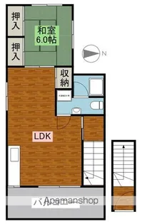古田ビル【3階】の間取り