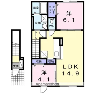 トルテ【2階】の間取り
