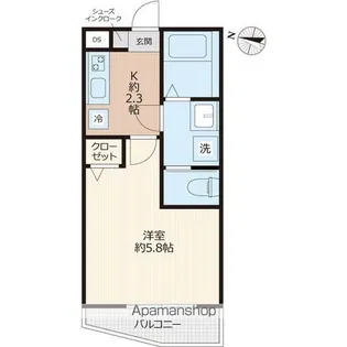 EVERA大倉山【2階】の間取り