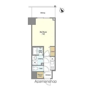 BLUROCK門前仲町【9階】の間取り