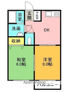グランドメゾン壱番館【102号室】の間取り