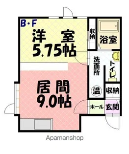 STAY22【F号室】の間取り