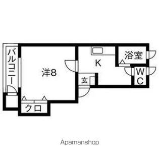 ポモドーロB【202号室】の間取り