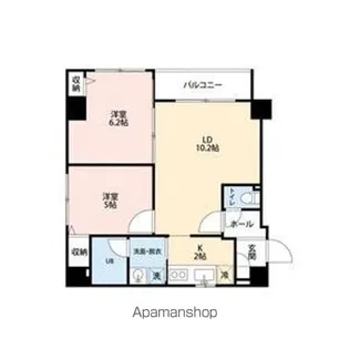 ハイデンス松本【301号室】の間取り