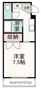 ガーデンヒルズ春日【207号室】の間取り