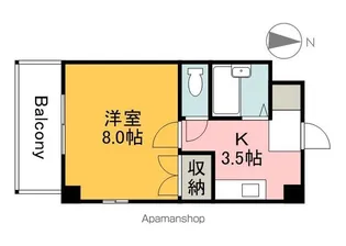 フォーチュナ上安駅前【1階】の間取り