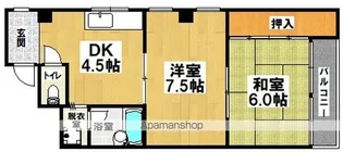 保田レジデンス【3階】の間取り