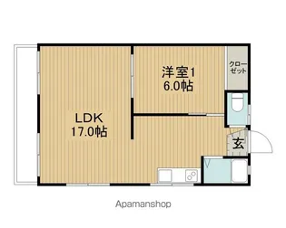 松木ハイツ【203号室】の間取り