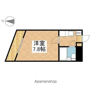 チサトハイツ【6階】の間取り