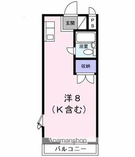 ウインク松木【3階】の間取り