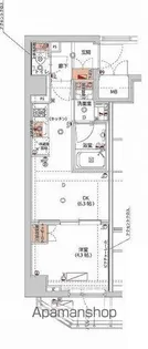 ハーモニーレジデンス神楽坂ヒルズSECOND【4階】の間取り