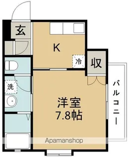 しゃとれ新寺【4階】の間取り