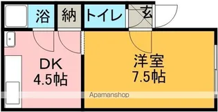 マイキャッスルA棟【202号室】の間取り