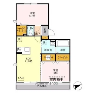 プランタン彩【1階】の間取り