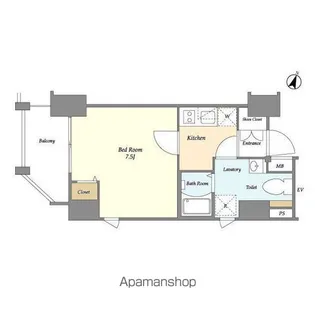 レガシア千代田三崎町【9階】の間取り