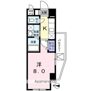 TAKCS【4階】の間取り