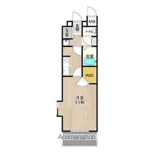 CITY SPIRE桜川Ⅱ【2階】の間取り