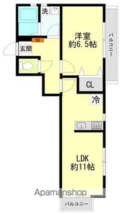スピカハイツ弘明寺【3階】の間取り