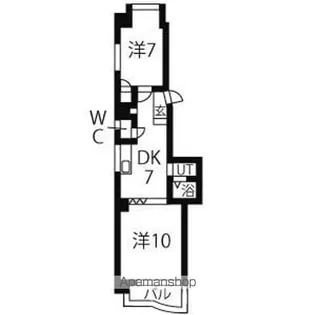 グリーンビル【4階】の間取り