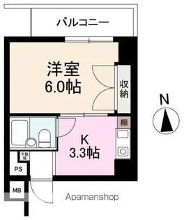 アルファ桜町703号【703号室】の間取り