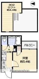 WILLOWS沼袋【3階】の間取り