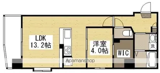 サンセール東古松【201号室】の間取り