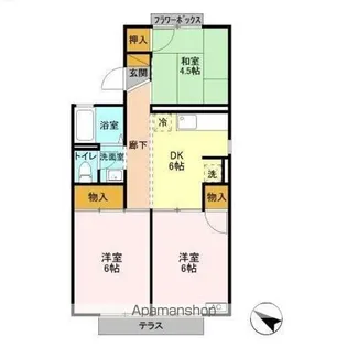 メゾン高橋AB【1階】の間取り