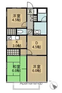 サマックス・マノワール2【202号室】の間取り