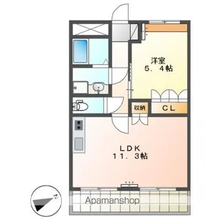 ロイヤルパレス【2階】の間取り